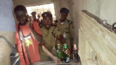 Drama As Sharia Police Storm Beer Parlors In Broad Daylight, Seize Alcohol Drinks In Jigawa (Photos)