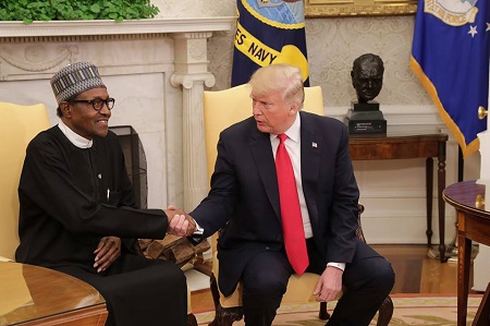 More Photos As President Trump Smiles Happily While Meeting Buhari At The White House