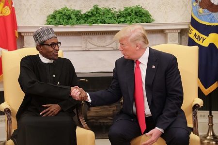 More Photos As President Trump Smiles Happily While Meeting Buhari At The White House