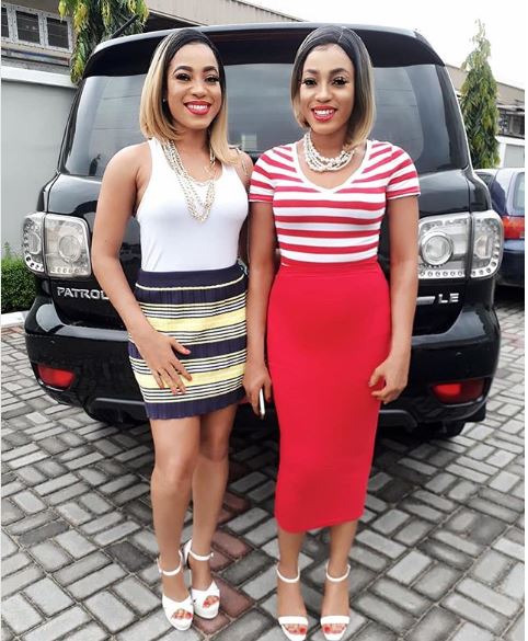 Nollywood Identical Twins, Tracy And Treasure Share Swimsuit Photo