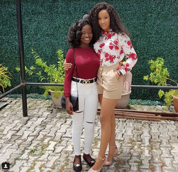 Beautiful Actress, Adesua Etomi Steps Out In Shorts And High-heels (Photos)