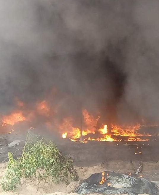 At Least 3 Burnt To Death In Benue After 2 Tankers Crashed (Graphic Photos)