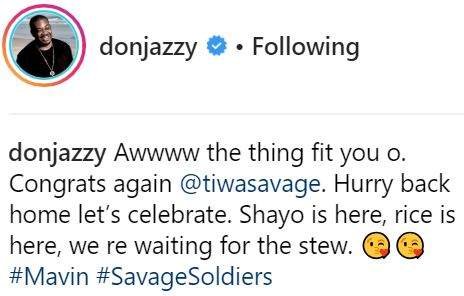How Wizkid And Don Jazzy Reacted After Tiwa Savage Beat Davido To Win MTV Best African Act