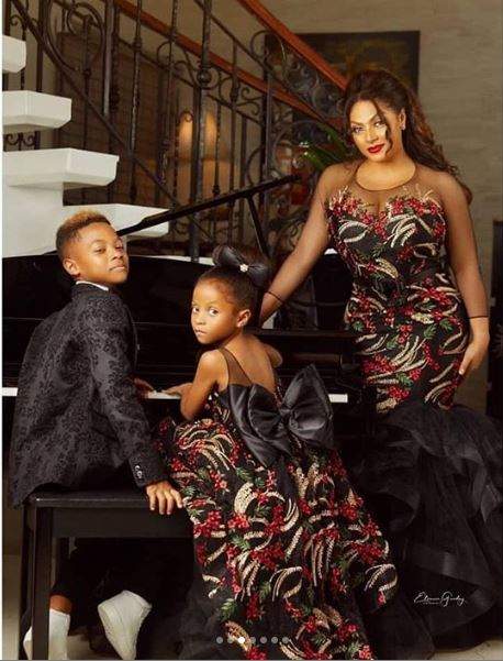 Peter Okoye's Beautiful Wife And Cute Kids Dazzle In New Photos