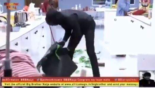 The Funny Moment A Ninja Fell Down In BBNaija Show (Video)