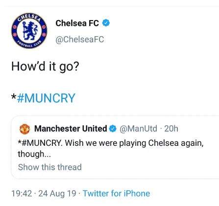 Chelsea, Manchester United Mock Each Other