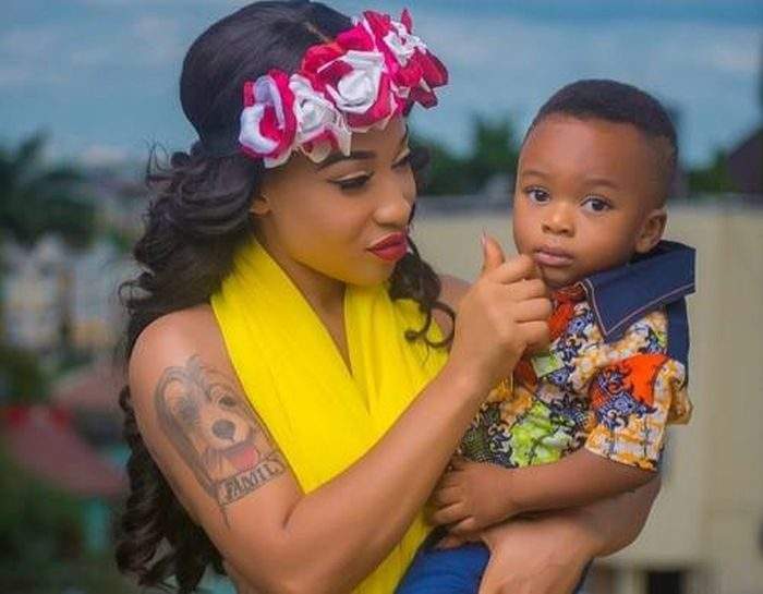 'My son can't have two yahoo parents'- Actress Tonto Dikeh reveals why she can't do fraud