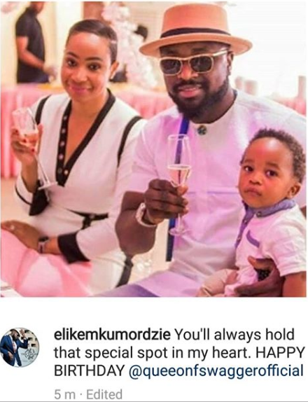 'You will always hold that special spot in my heart' - Elikem tells estranged wife, Pokello on her birthday