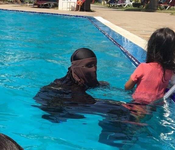 'This is not normal behavior' - Imam reacts after a woman was spotted wearing 'burqa' in a pool