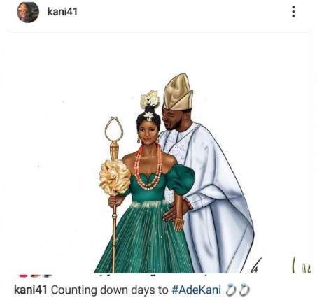 'We are counting down days to our wedding' - Davido's elder brother's fiancee reveals