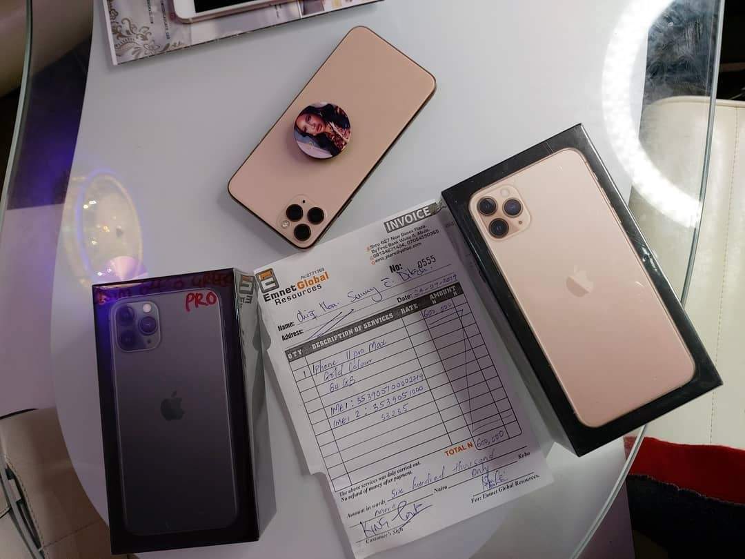 Tonto Dikeh Buys the new iPhone 11 for her Dad in the Village (Photo)