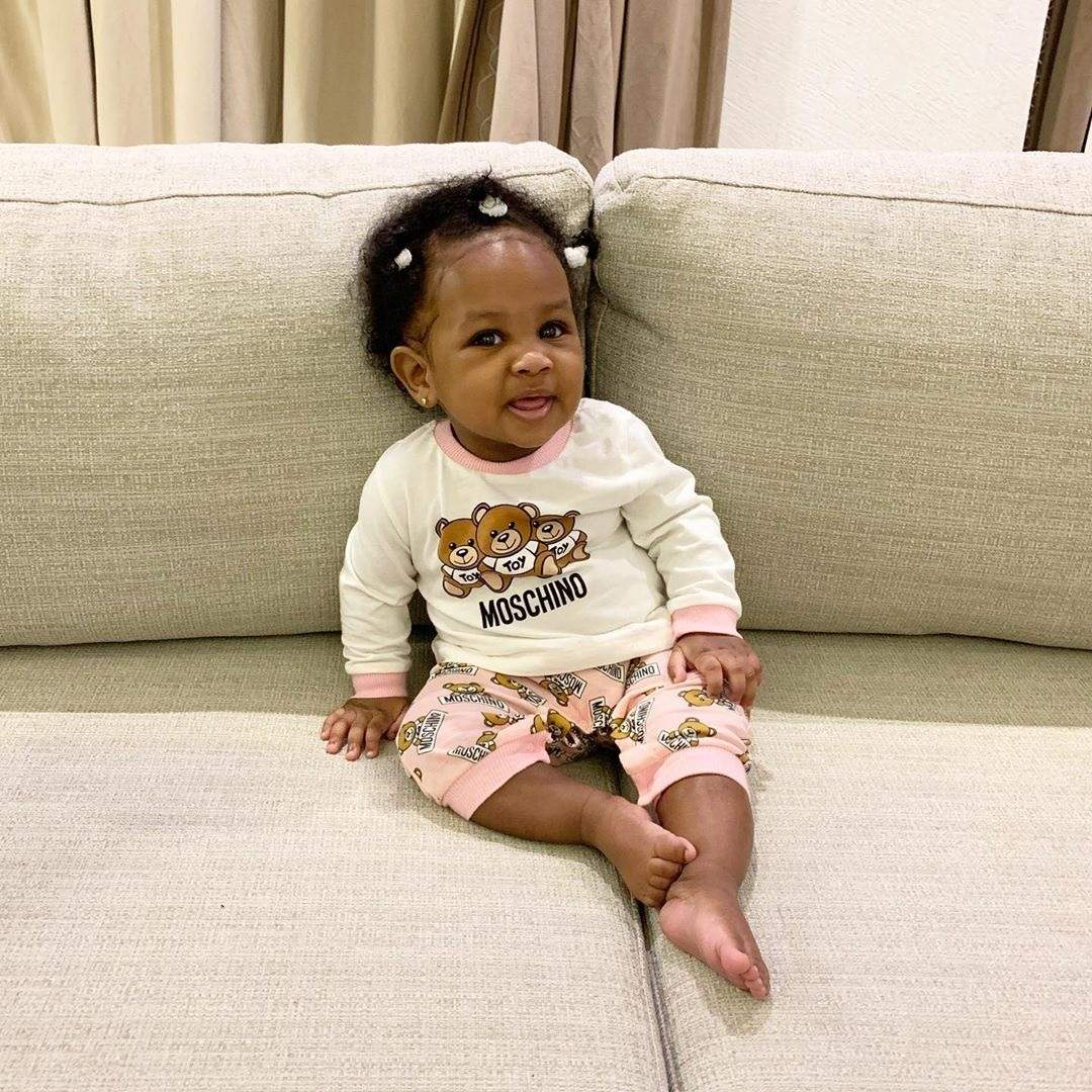 Tania Omotayo shares adorable picture of her daughter