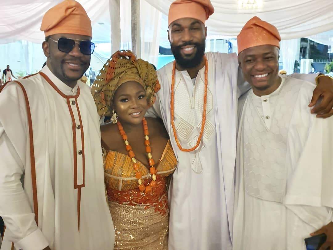 BBNaija's Mike, Banky W, Ebuka, & others attend funeral of OAP, Toolz' father