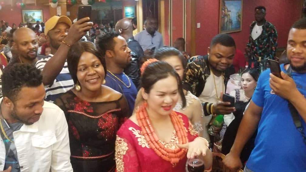 Nigerian man weds his Chinese lover in a beautiful ceremony (video)