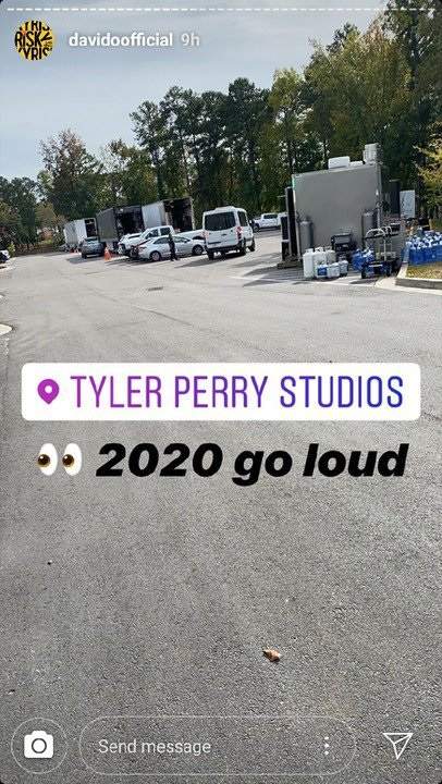 '2020 go loud' - Davido says, unveils first studio project with American Actor, Tyler Perry