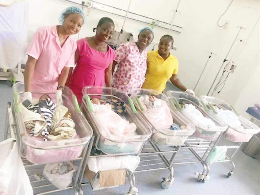 Woman Gives Birth To Quintuplets After 16 Years Of Childlessness