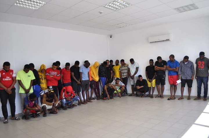 16 year old Yahoo Boy, 28 Others Arrested For Internet Fraud In Owerri