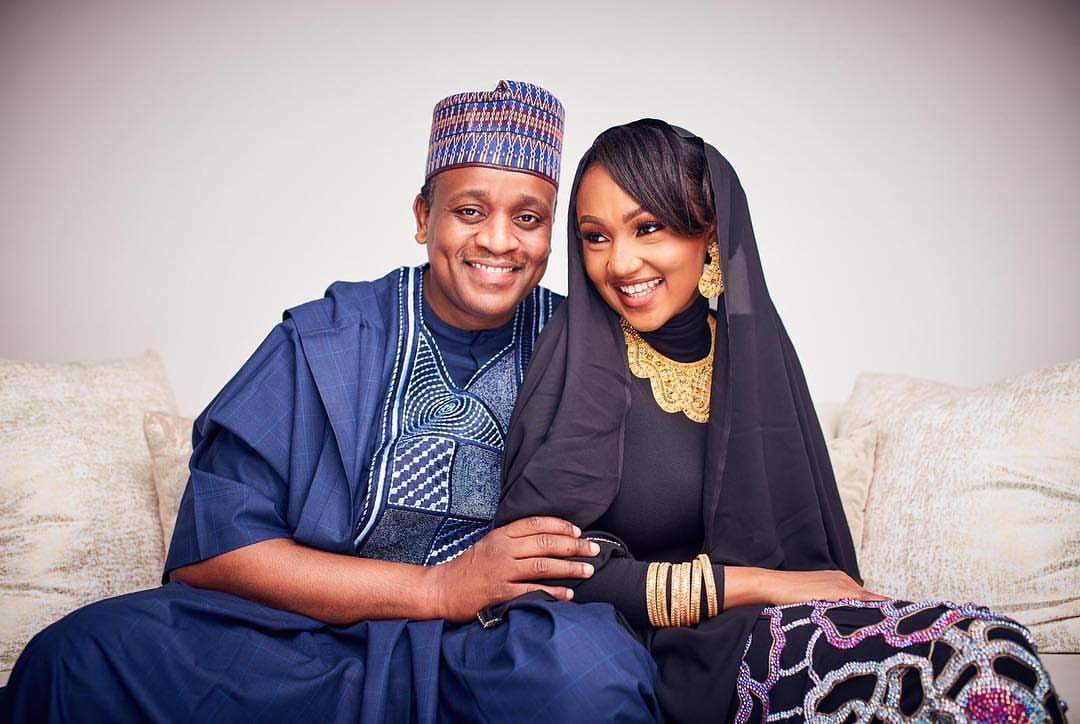 Zahra Buhari and hubby, Ahmed Indimi, celebrate 3rd wedding anniversary