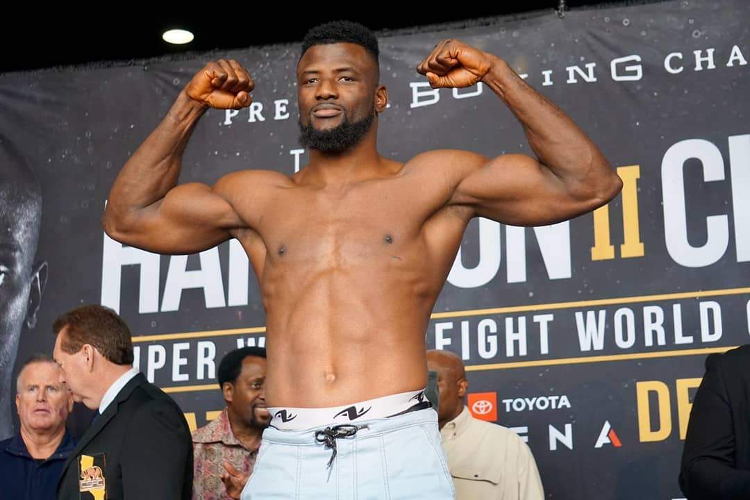 Nigerian boxer Efe Ajagba knocks out Kiladze in 5th round (videos)