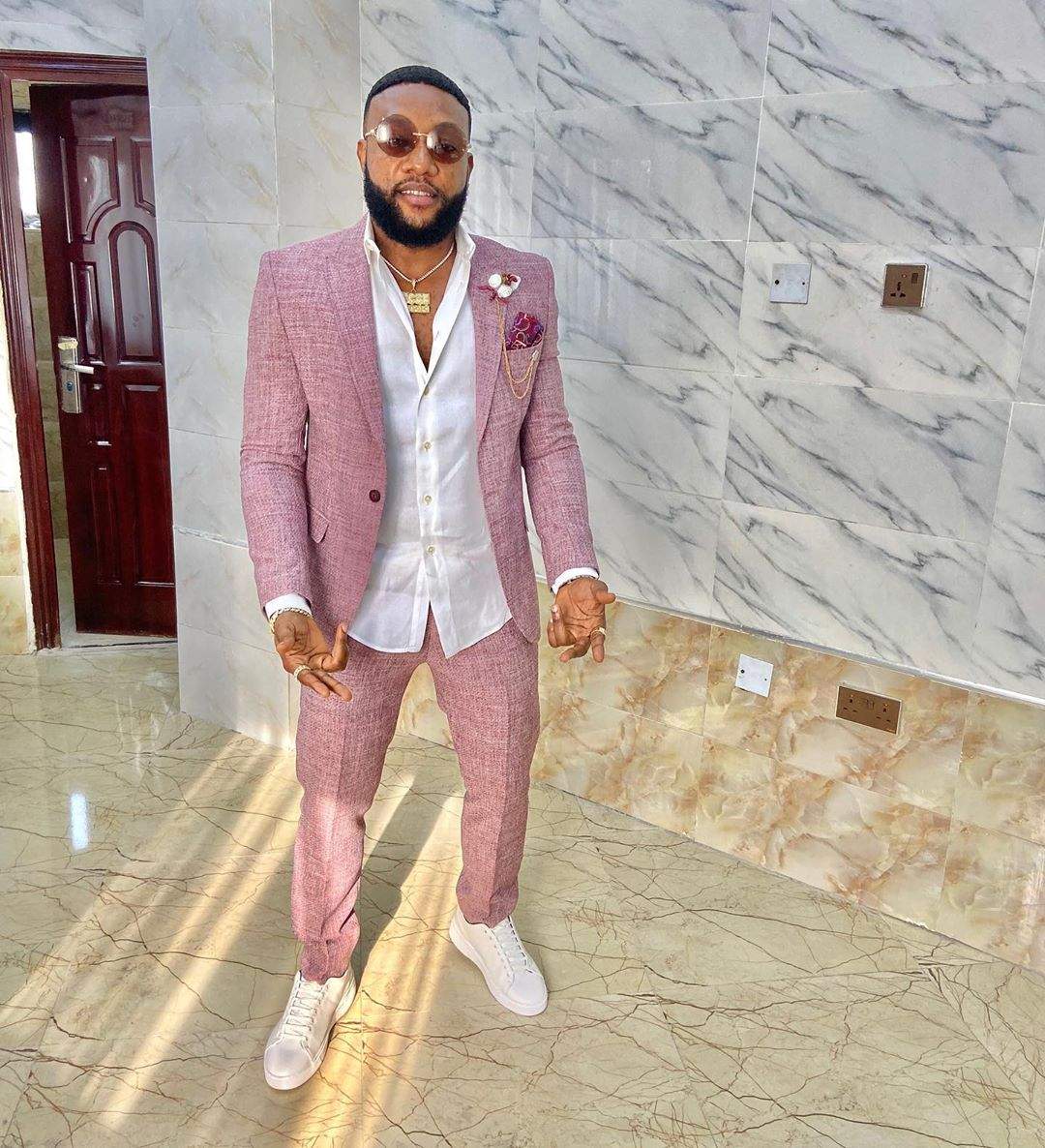 Singer, Kcee shares videos of his newly built mansion in Anambra State