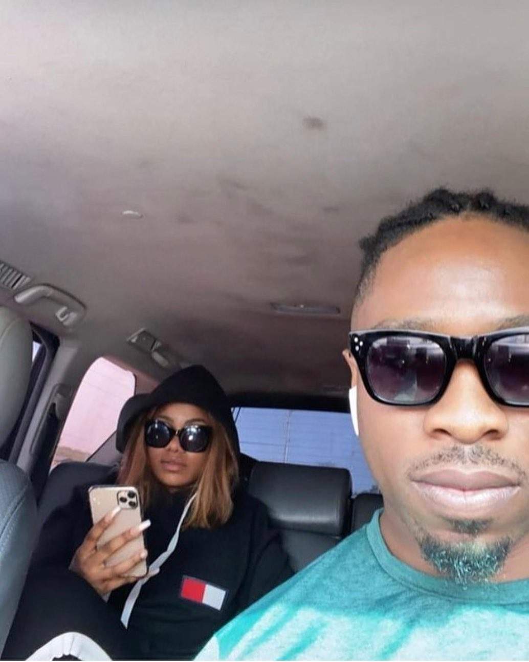 Ike shares selfie with Tacha moments after unfollowing mercy on the gram!