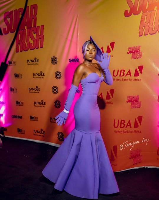 Toke Makinwa, Adesua Etomi, Funke Akindele , all brought their sweetness to Sugar Rush movie premiere (Photos)