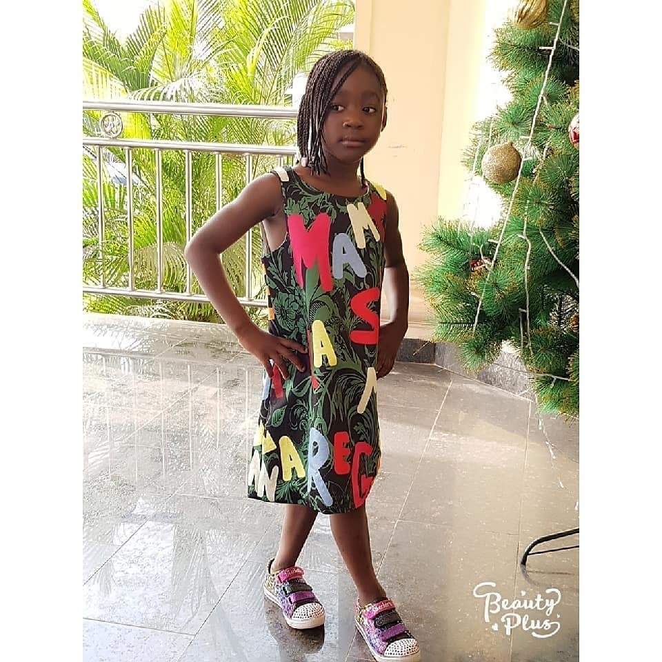 'My first fruit, mummy's heart and smile'- Mercy Johnson writes daughter, Purity as she turns 7