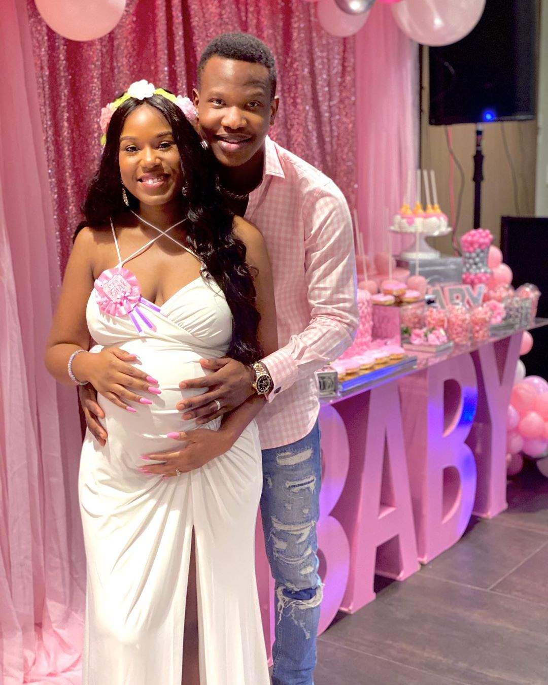 Comedian Aphrican Ace welcomes baby girl with his wife, Bella