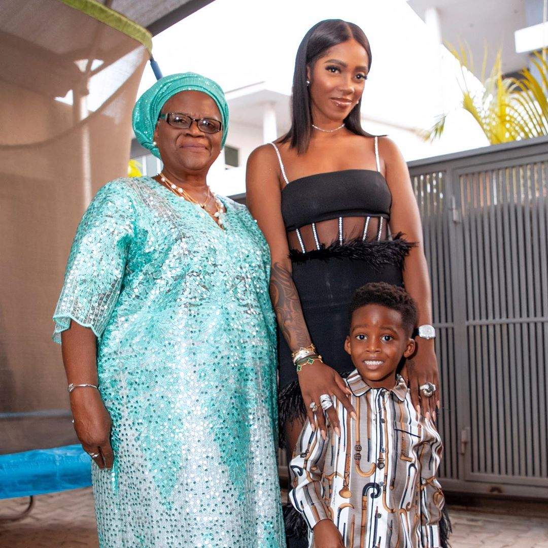 Tiwa Savage Shares Cute Photos With Son Jamil