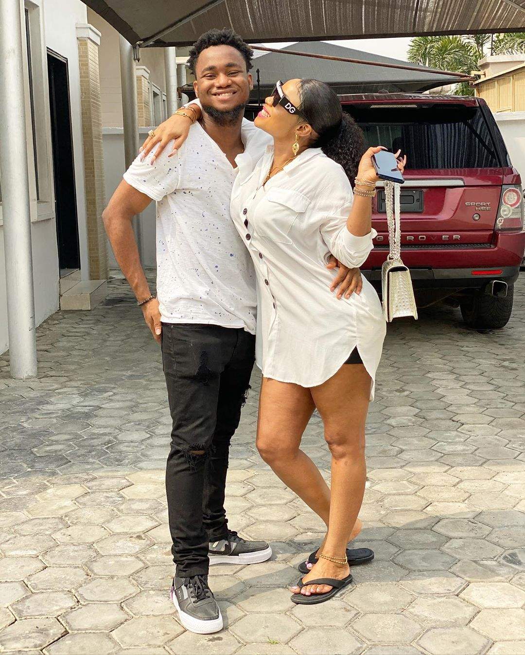 Actress Iyabo Ojo shares adorable photos with all grown-up son