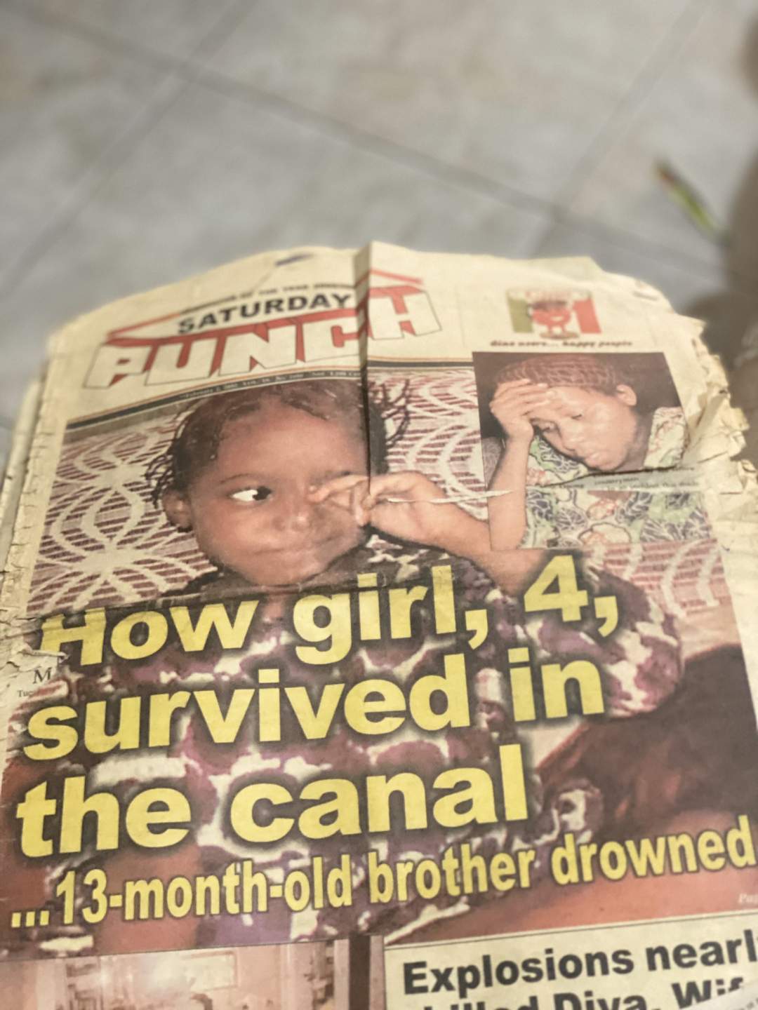 New photos of the 4-year-old girl who survived Ikeja Cantonment Bomblast in 2002.
