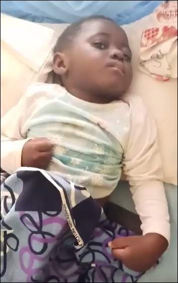 Four Year Old Suffers Paralysis After Lady Banged Her Head On The Floor For Saying She Was Tired..