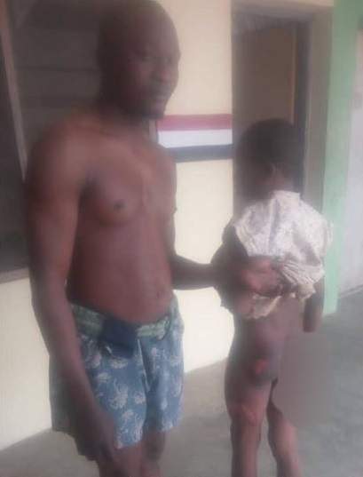 Alfa arrested for assaulting a 10-yr-old with a hot pressing iron (Graphic Photos)