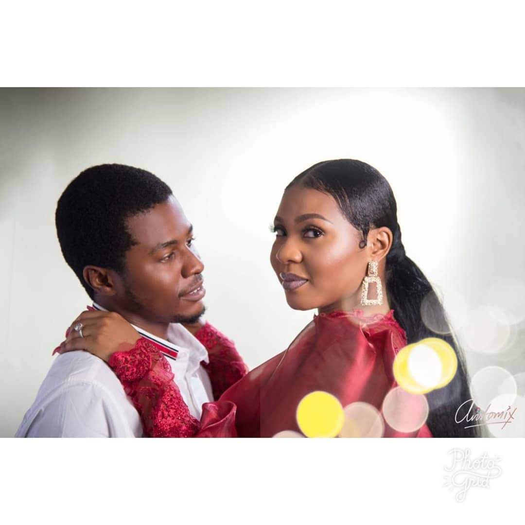 Actor Samuel Ajibola aka Spiff and his girlfriend, Sandra, are engaged