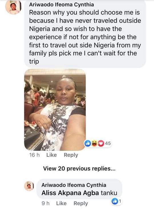 US-Based Nigerian man, Francis Van-Lare promises $2000 (N720k) to any man that will allow him spend a week in Italy with his wife