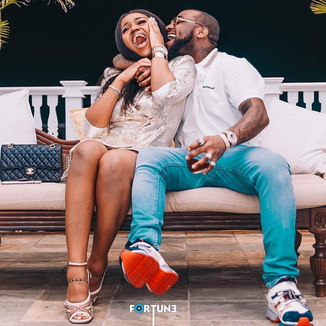 Davido Jets Out With Chioma And Their Son For His Brother's Wedding In Dubai