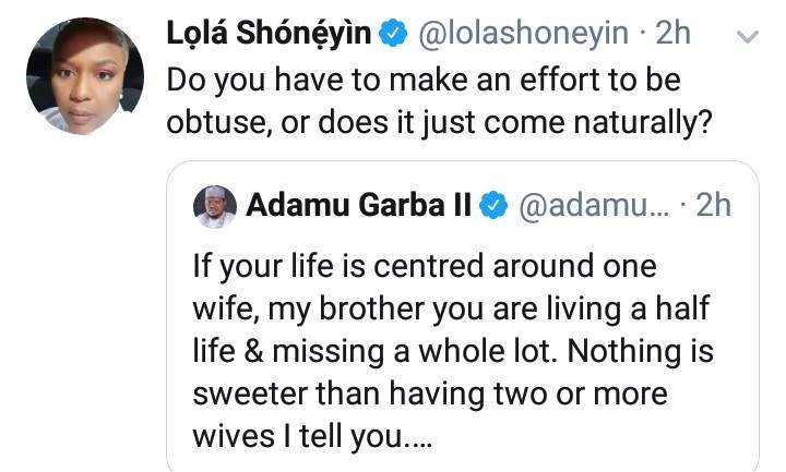 'If your life is centered around one wife, you are living a half life' - Adamu Garba says