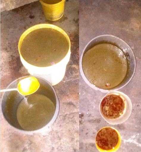 Activist draws attention to the poor watery soup allegedly served to inmates in Kaduna Prison