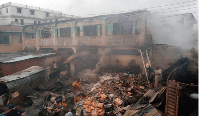 Fire razes 23 shops in Kwara market