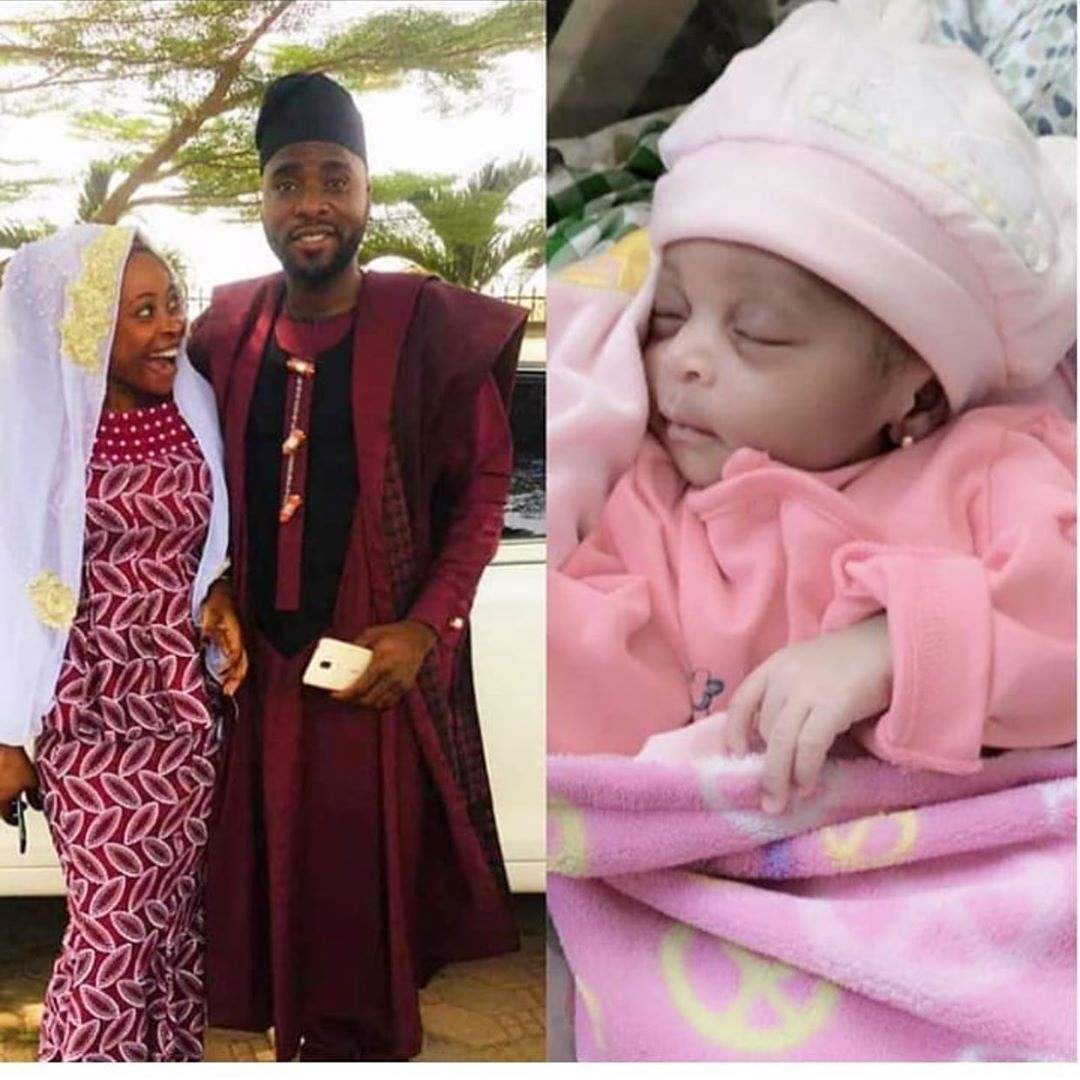 Actor, Ibrahim Chatta And Wife, Welcome Baby Girl (Photo)