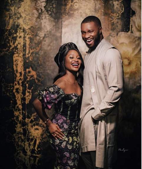 Beautiful pre-wedding photos of actor Emmanuel Ikubese and his fiancee Anita Adetoye