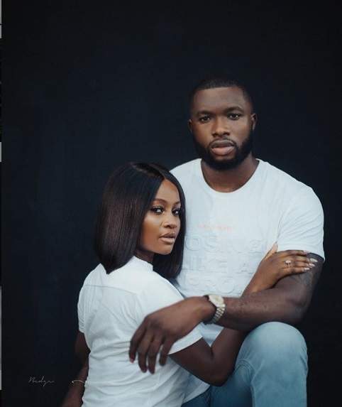 Beautiful pre-wedding photos of actor Emmanuel Ikubese and his fiancee Anita Adetoye