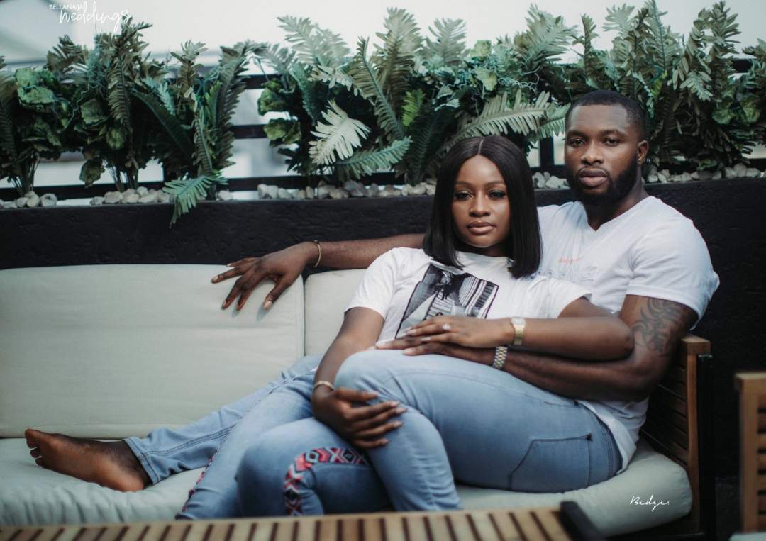 Beautiful pre-wedding photos of actor Emmanuel Ikubese and his fiancee Anita Adetoye