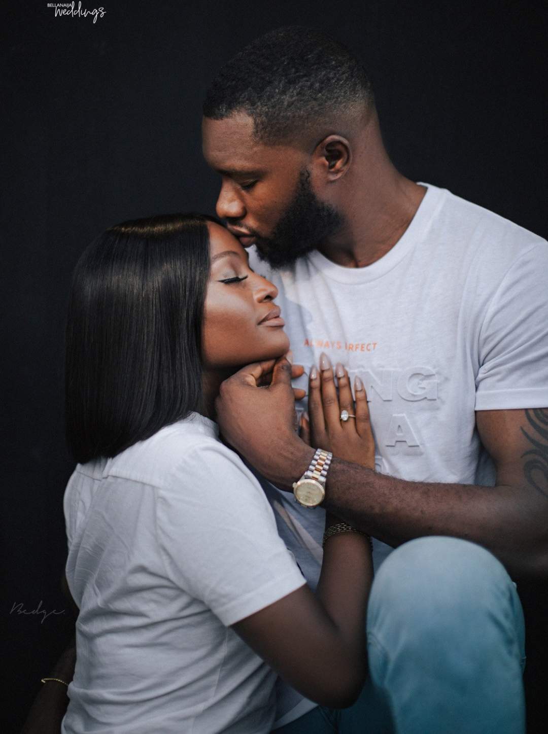 Beautiful pre-wedding photos of actor Emmanuel Ikubese and his fiancee Anita Adetoye