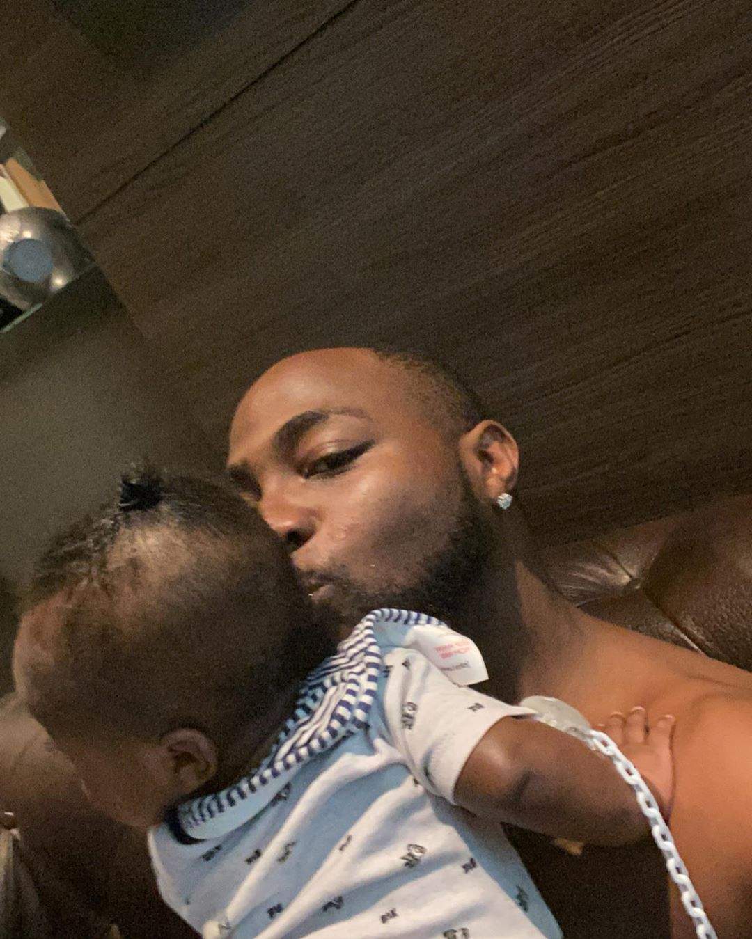 Davido's son speaks first words; says 'dada' in new video (WATCH)