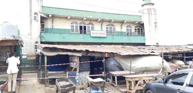 Lagos state government shuts down Agege Central Mosque over attack on COVID-19 Taskforce (photos)