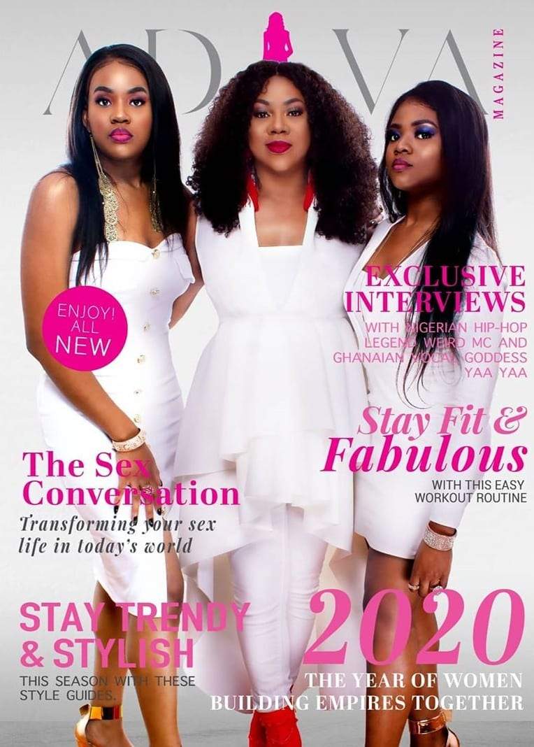 Actress Stella Damasus shows off her beautiful daughters for the first time as they grace the cover of her new magazine