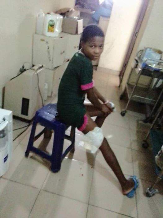Female police officer accused of dousing 13-year-year-old niece with hot water in Rivers state (Photos)
