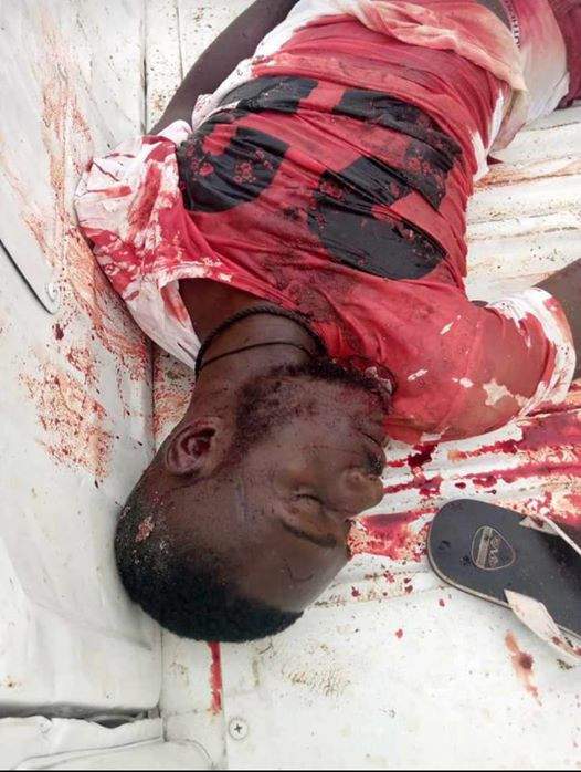 Photos of the young man shot dead by soldier enforcing lockdown order in Warri