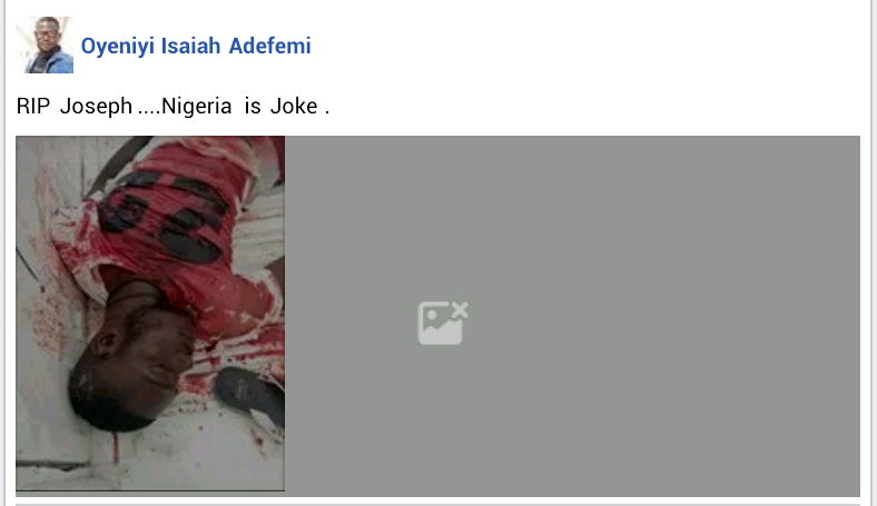 Photos of the young man shot dead by soldier enforcing lockdown order in Warri